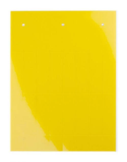 Табличка полужесткая установка в держатель ПВХ-0.5 желт. (уп.120шт) DKC TAS4915Y