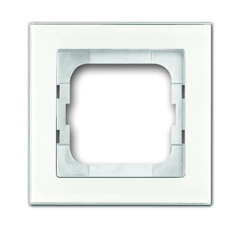Рамка 1-м Axcent стекло бел. ABB 2CKA001754A4437