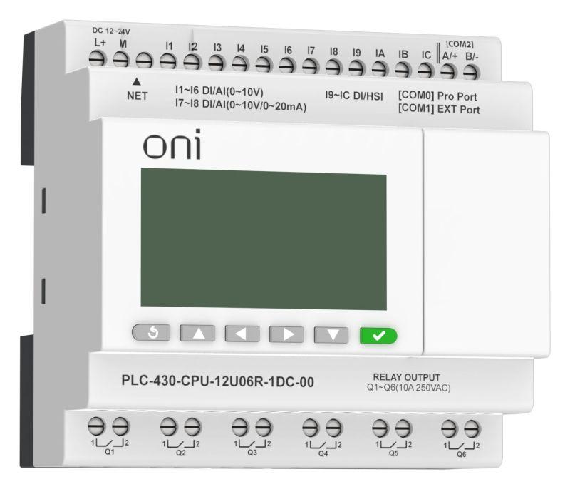 Фото ONI PLC-430-CPU-12U06R-1DC-00