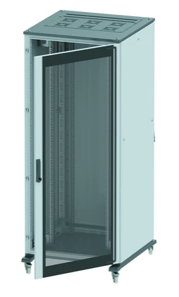 Шкаф напол. 42U 800х800 передняя дверь-стекло; задняя глухая дверь; крыша укомплектована вводом и заглушками DKC R5IT4288GS