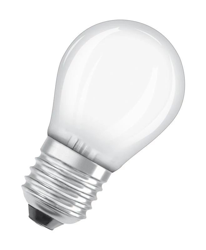 Лампа светодиодная филаментная Retrofit P 2.5Вт (замена 25Вт) матов. 2700К тепл. бел. E27 250лм угол пучка 300град. 220-240В OSRAM 4058075436442