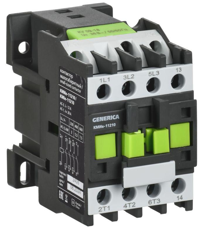 GENERICA Контактор КМИе-11210 12А 400В/АС3 1НО  KKME11-012-400-10