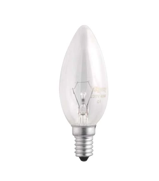Лампа накаливания B35 240V 60W E14 clear JazzWay 3320553