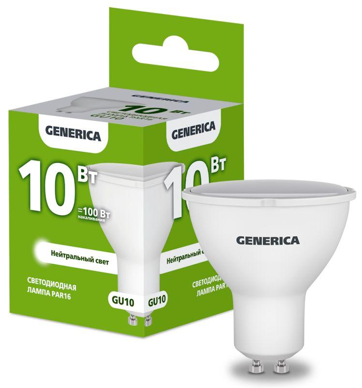 Фото GENERICA LL-PAR16-10-230-40-GU10-G