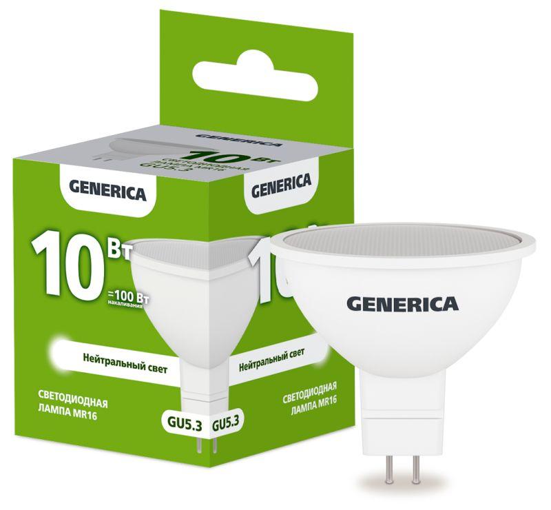 Фото GENERICA LL-MR16-10-230-40-GU5-G