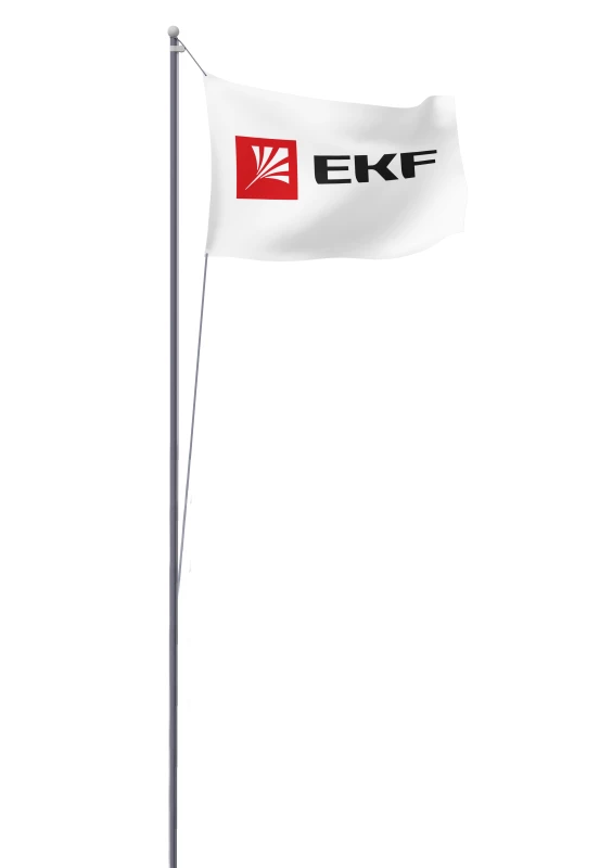 Мачта молниеприемная секционная пассивная стальная c флагом ММСПС-Ф-14 L14м PROxima EKF mmsps-f-14