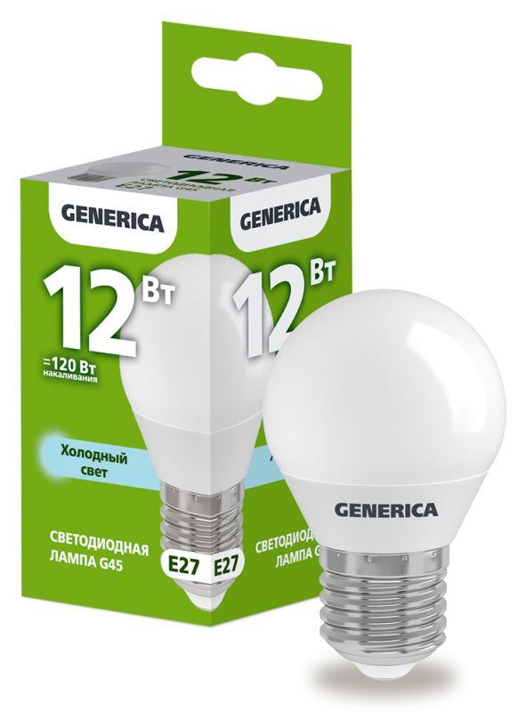 Фото GENERICA LL-G45-12-230-65-E27-G
