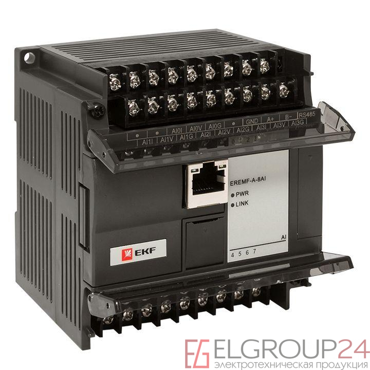 Модуль аналогового ввода EREMF 8 PRO-Logic EKF EREMF-A-8AI 4