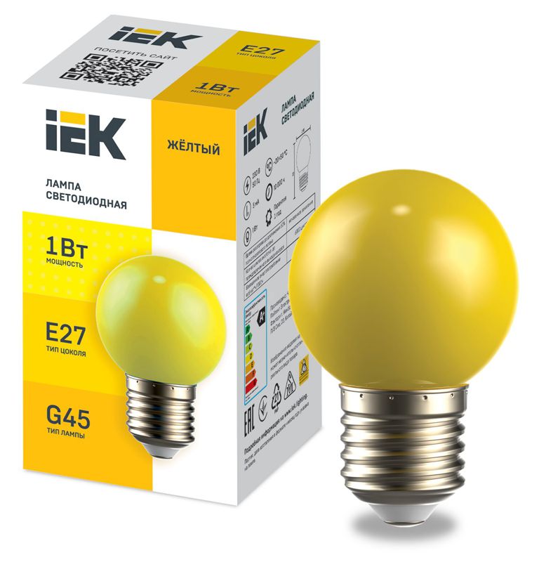 Фото IEK LLE-G45-1-230-Y-E27