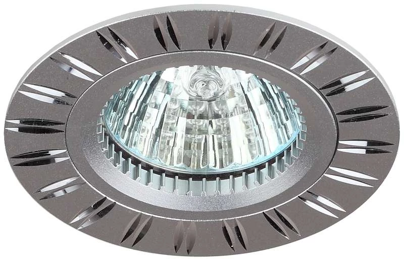 Светильник точечный KL33 AL/SL 50Вт MR16 12В алюм. серебр./хром. ЭРА C0043819