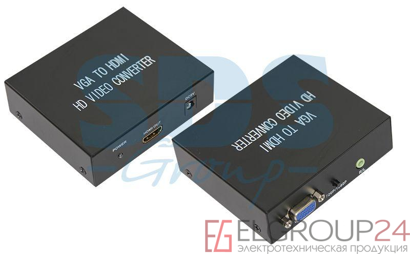 Конвертер VGA + 3.5мм аудио на HDMI Rexant 17-6907