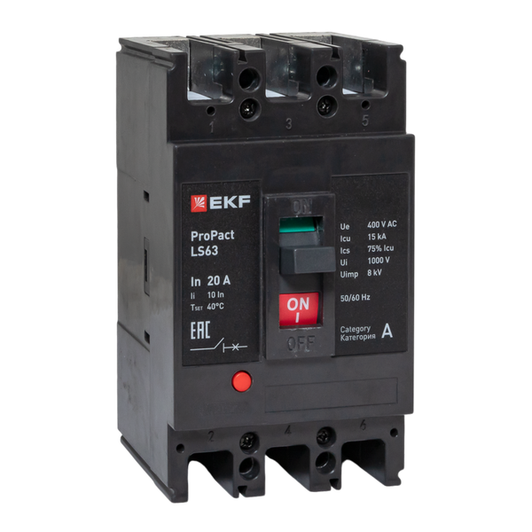 Фото EKF mccb-63-15-3-20-ls