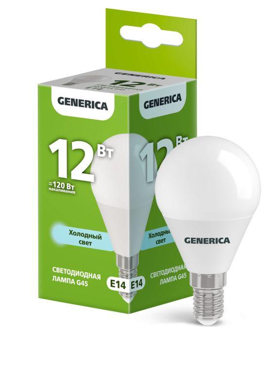 Фото GENERICA LL-G45-12-230-65-E14-G