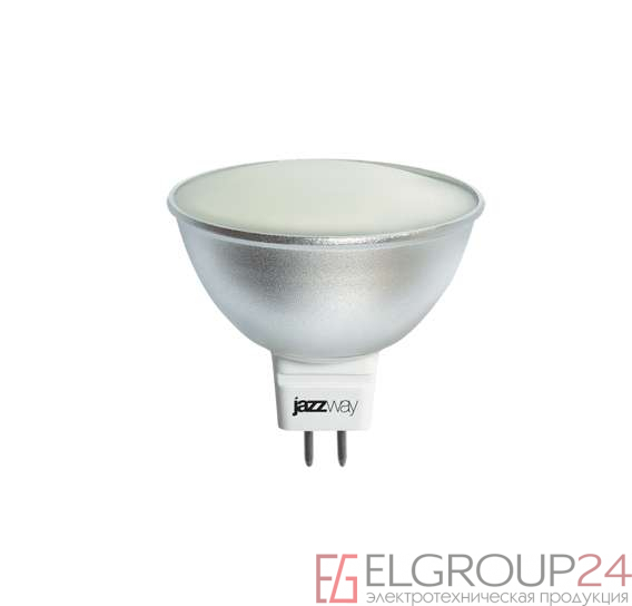 Лампа светодиодная PLED-ECO 6Вт JCDR 3000К тепл. бел. GU5.3 500лм 230В JazzWay 1013644 0