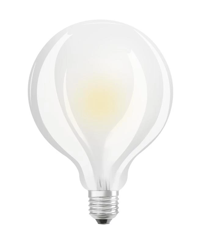Лампа светодиодная филаментная PARATHOM CL GLOBE95 GL FR 60 non-DIM 827 6.5Вт матовая 2700К тепл. бел. E27 пластик. OSRAM 4058075288348