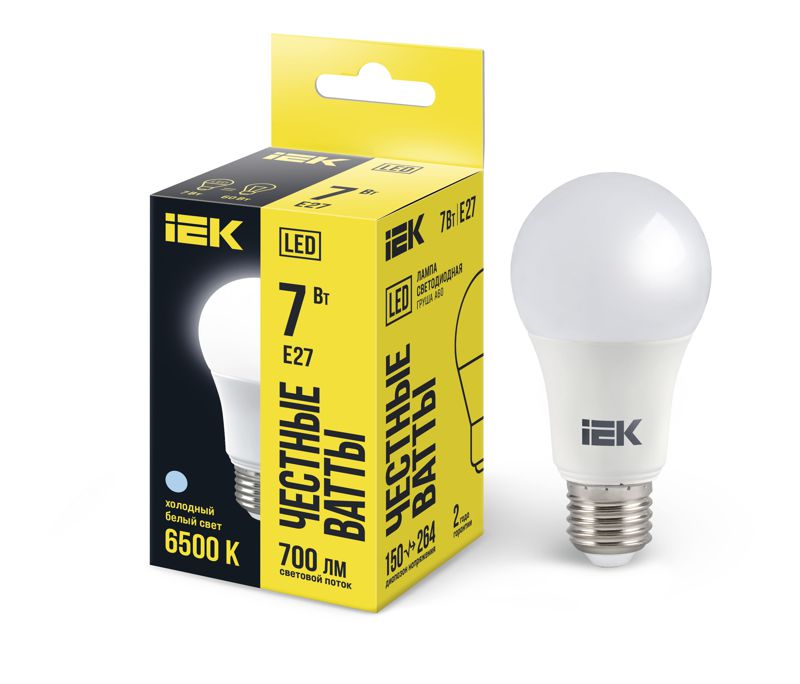 Фото IEK LLE-A60-7-230-65-E27