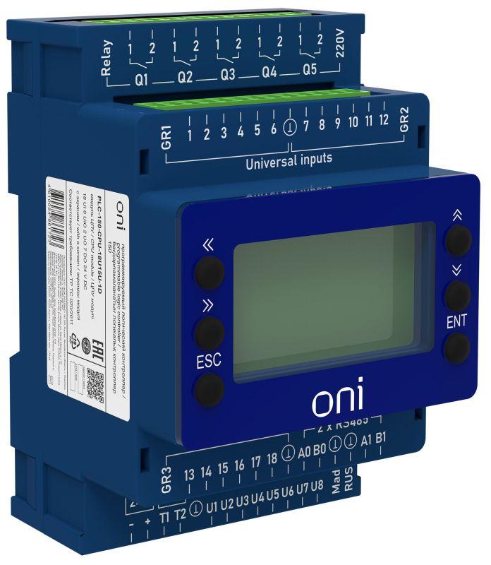 Фото ONI PLC-150-CPU-18U15U-1D