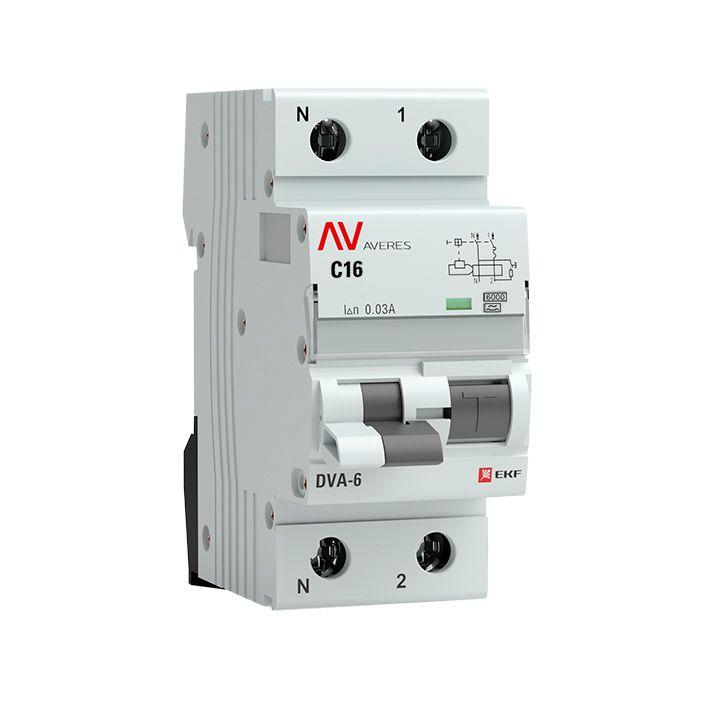 Фото EKF rcbo6-1pn-16C-30-a-av