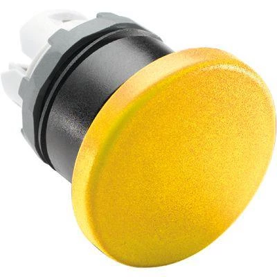 Кнопка MPM1-10Y "Грибок" d40мм без фиксации (только корпус) желт. ABB 1SFA611124R1003