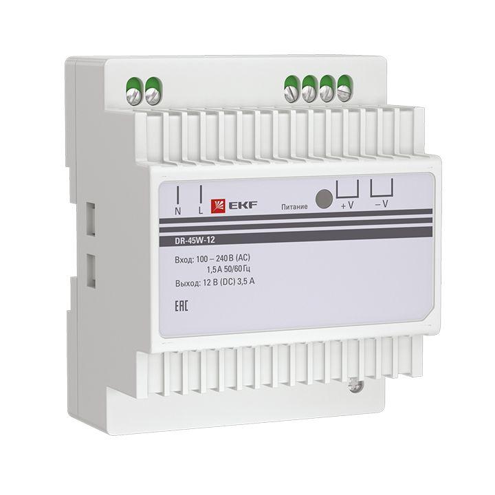 EKF Блок питания 12В DR-45W-12 PROxima  dr-45w-12
