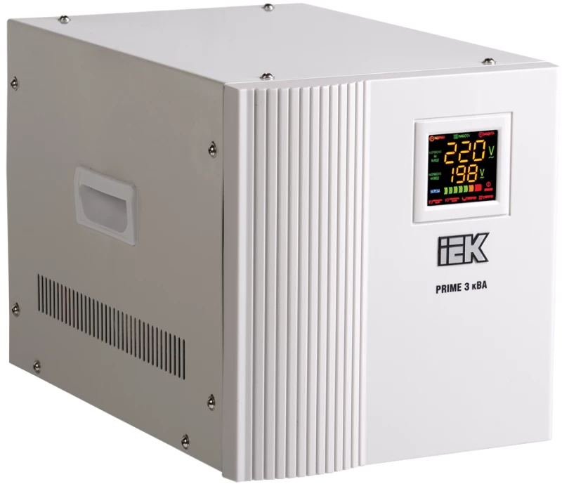 Стабилизатор напряжения Prime 3кВА переносной IEK IVS31-1-03000