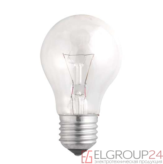 Лампа накаливания A55 Б 230-95-5 95Вт E27 240В прозр. JazzWay 2859310