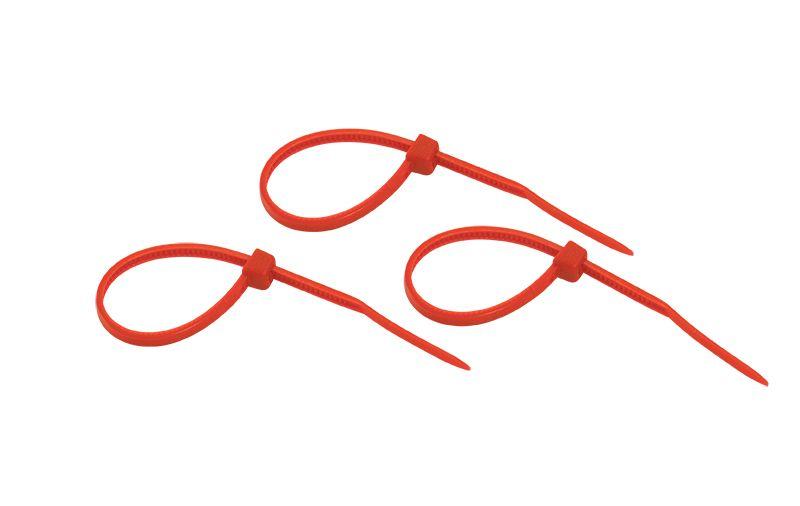 Rexant Хомут кабельный 2.5х100 нейл. красн. (уп.25шт) 07-0106-25