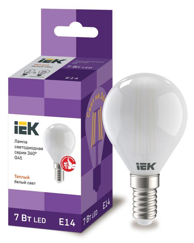 Фото IEK LLF-G45-7-230-30-E14-FR