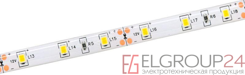 Лента светодиодная LED LSR-2835WW60-4.8-IP65-12В (уп.5м) IEK LSR1-1-060-65-3-05