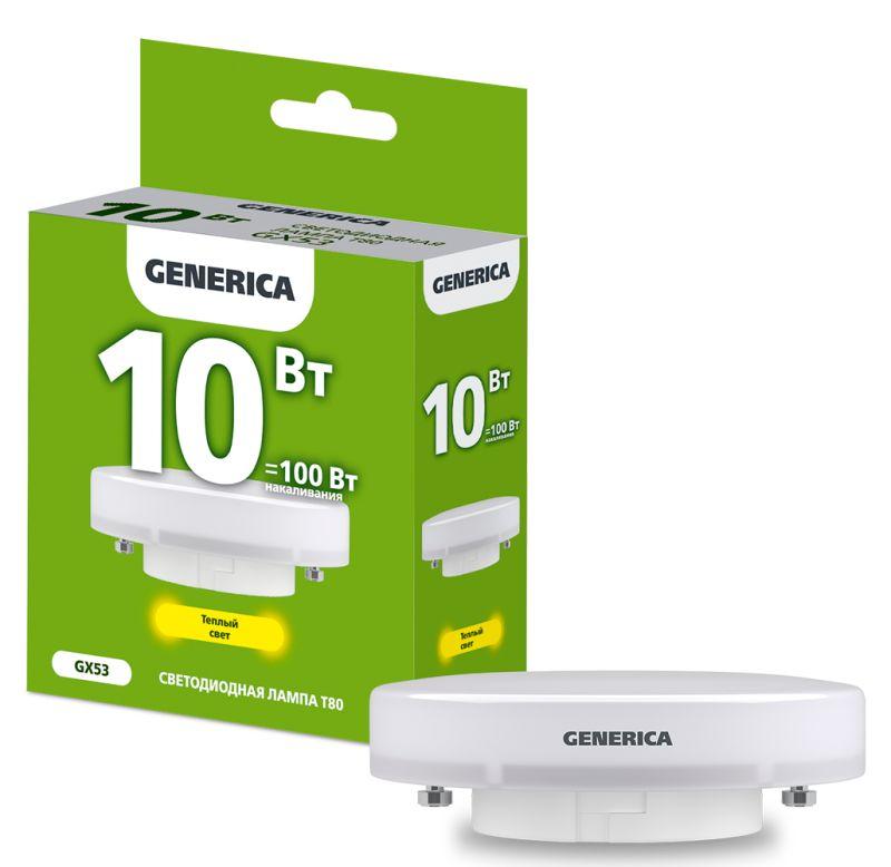 Фото GENERICA LL-T80-10-230-30-GX53-G