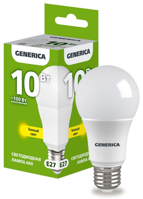 Фото GENERICA LL-A60-10-230-30-E27-G