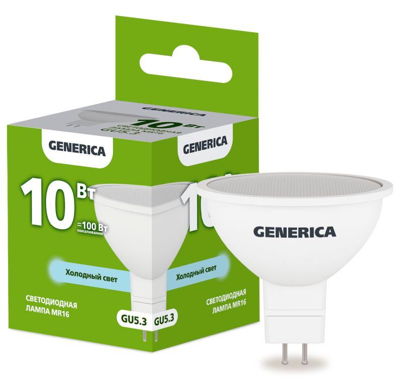 Фото GENERICA LL-MR16-10-230-65-GU5-G