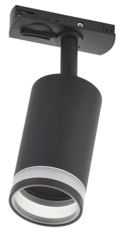 IEK Светильник 4116 декоративный трековый поворотный GU10 черн.  LT-USB0-4116-GU10-1-K02
