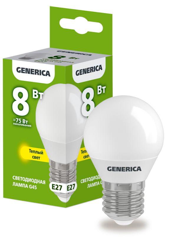 Фото GENERICA LL-G45-08-230-30-E27-G