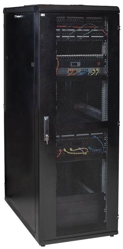 Шкаф серверный 48U 800х1000мм перф. двери черн. (ч.2) ITK LS05-48U81-PP-Z-2
