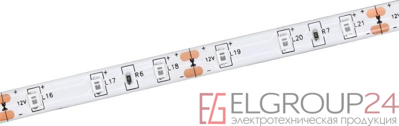 Лента светодиодная LED LSR-2835G60-4.8-IP65-12В (уп.5м) IEK LSR1-5-060-65-3-05