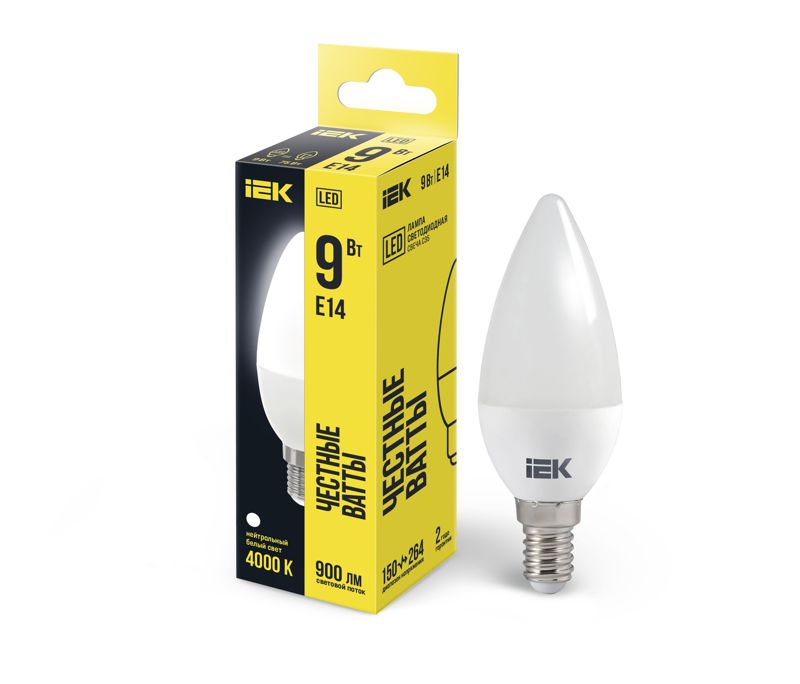 Фото IEK LLE-C35-9-230-40-E14