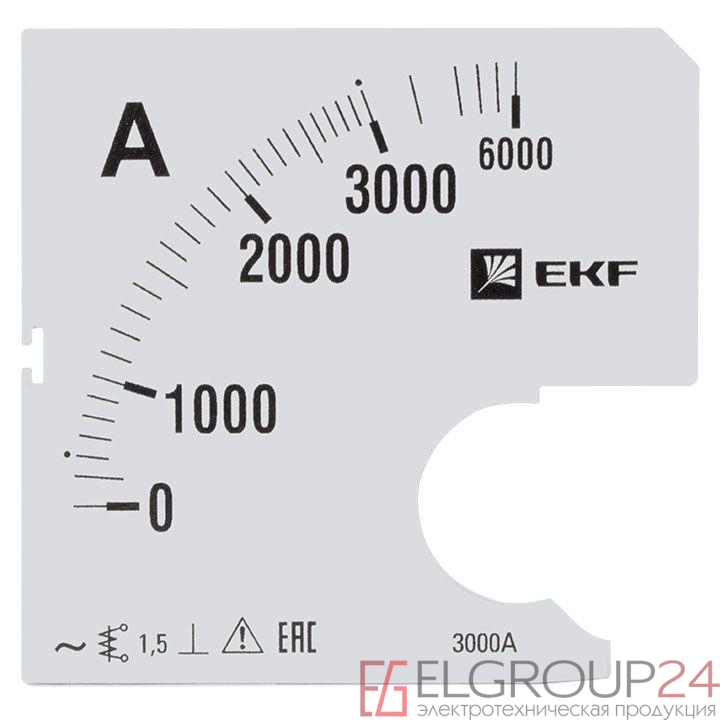 Шкала сменная для A961 3000/5А-1.5 PROxima EKF s-a961-3000