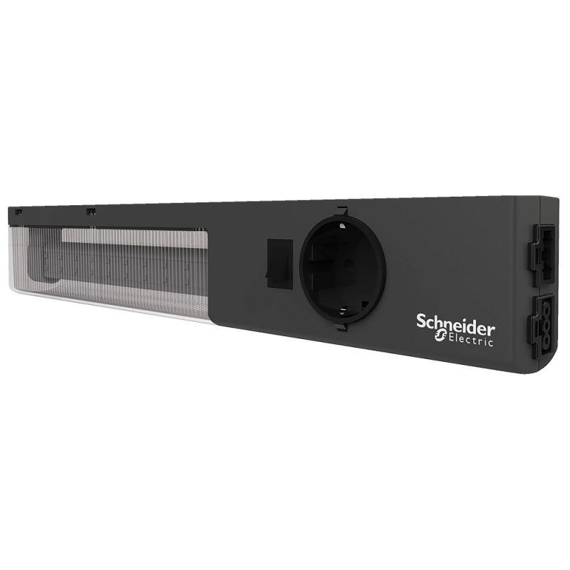 Schneider Electric Светильник светодиодный 10Вт 120-230В AC с розеткой SCHUKO и выключателем SchE NSYLAMLDS