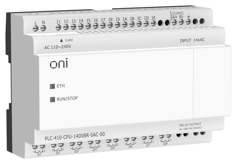 Фото ONI PLC-410-CPU-14D08R-0AC-00