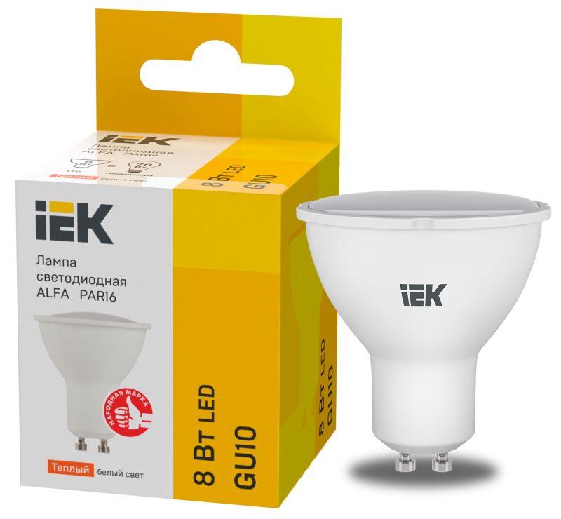 Фото IEK LLA-PAR16-8-230-3-GU10-6
