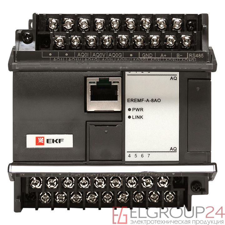 Модуль аналогового вывода EREMF 8 PRO-Logic EKF EREMF-A-8AO 6