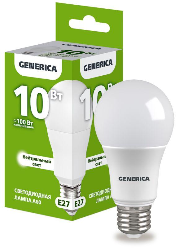 Фото GENERICA LL-A60-10-230-40-E27-G
