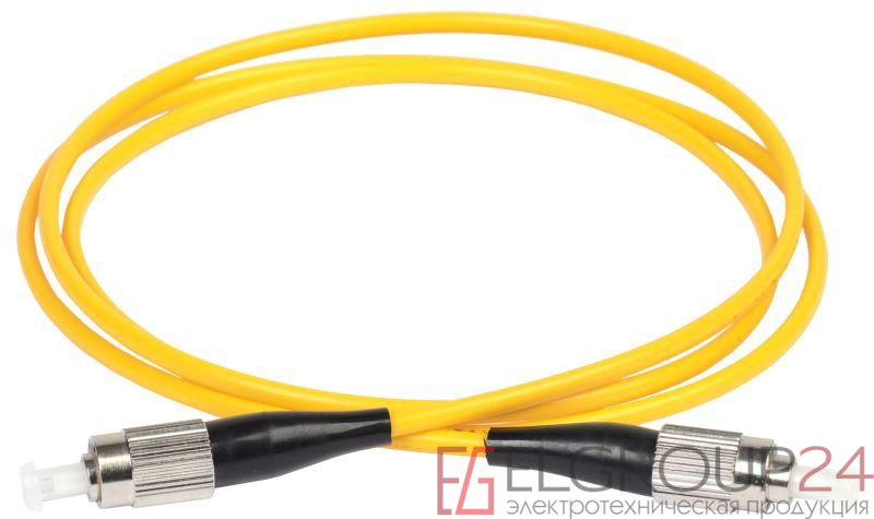 Патч-корд оптический коммутационный соединительный для одномодового кабеля (SM); 9/125 (OS2); FC/UPC-FC/UPC; одинарного исполнения (Simplex); LSZH (дл.3м) ITK FPC09-FCU-FCU-C1L-3M