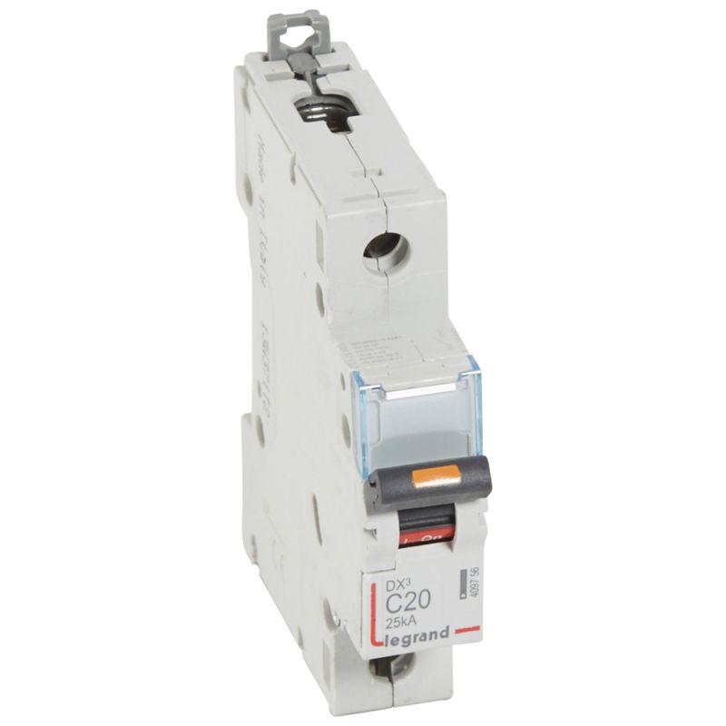 Legrand Выключатель автоматический модульный 1п C 20А 25кА DX3 1мод. 230/400В Leg 409756