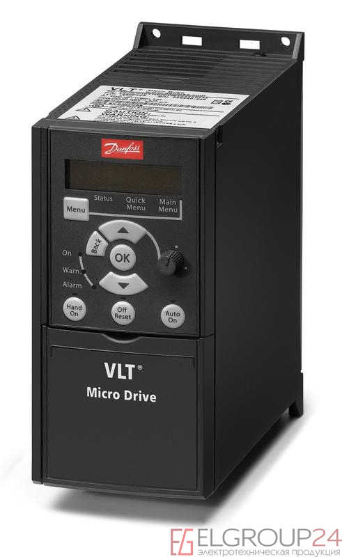 Преобразователь частотный VLT Micro Drive FC 51 2.2кВт (380-480 3 фазы) Danfoss 132F0022