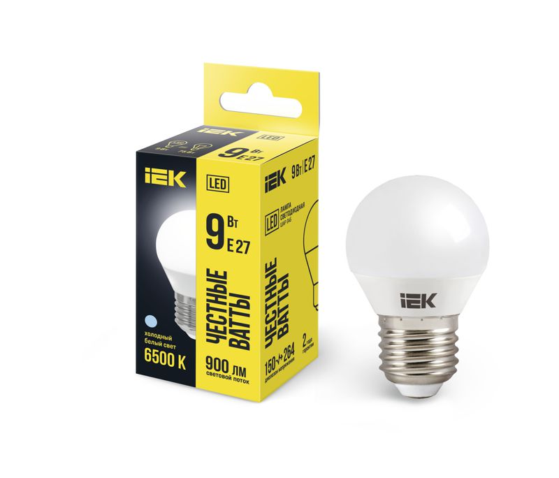 Фото IEK LLE-G45-9-230-65-E27