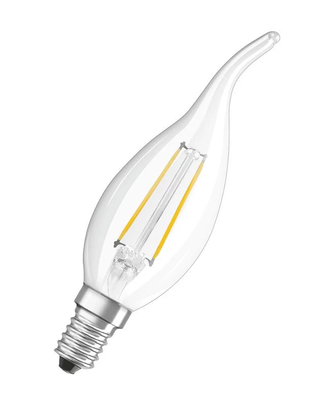 Лампа светодиодная филаментная LS CL BA60 CL 5W/827 FIL E14 230В OSRAM 4058075212336