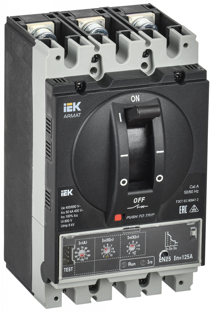 Фото IEK AR-MCCB-3A-050-0125A-ELSC