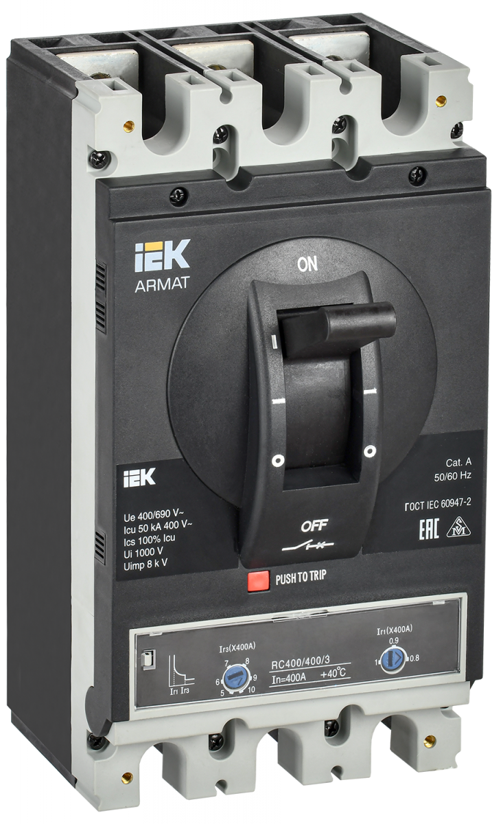 Фото IEK AR-MCCB-3H-050-0400A-ATUC